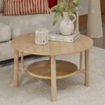 Outlet - Carter Whitewash Oak Coffee Table