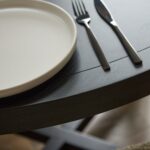 Charlotte Black Oak Round Dining Table - Image 4