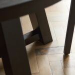Charlotte Black Oak Round Dining Table - Image 6