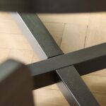Charlotte Black Oak Round Dining Table - Image 7
