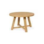 Charlotte Pale Oak Round Dining Table Set - 4 Seater - Ella Pale Oak Carver Chair - Image 11
