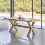 Charlotte Whitewash Dining Table Set - 6 Seater - Chloe Boucle Dining Chairs & Charlotte Bench - Image 3