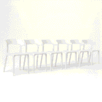 Finn Dining Chairs - Set of 6 - White