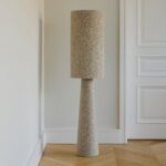 Chattendon 130cm Floor Lamp - Driftwood Slub Linen