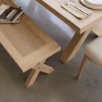 Charlotte Whitewash Extending Dining Table Set - 8 Seater - Chloe Boucle Dining Chairs & Charlotte Bench - Image 13