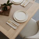 Charlotte Whitewash Extending Dining Table Set - 8 Seater - Chloe Boucle Dining Chairs & Charlotte Bench - Image 11