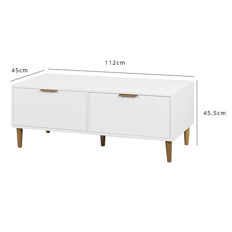 Gloria White TV Unit 1 Gloria tv unit - white - laura james
