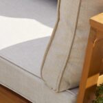 Dakota 7 Seater Wooden Corner Sofa Set - Natural Acacia - Image 3