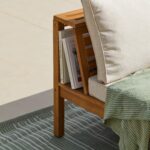 Dakota 7 Seater Wooden Corner Sofa Set - Natural Acacia - Image 4