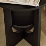 Outlet - Delphi Black Acacia Side Table - Image 4