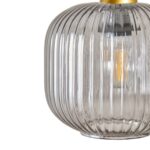 Elland 20cm Triple Glass Pendant Lights - Gold - Image 5