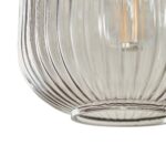 Elland 20cm Triple Glass Pendant Lights - Gold - Image 6