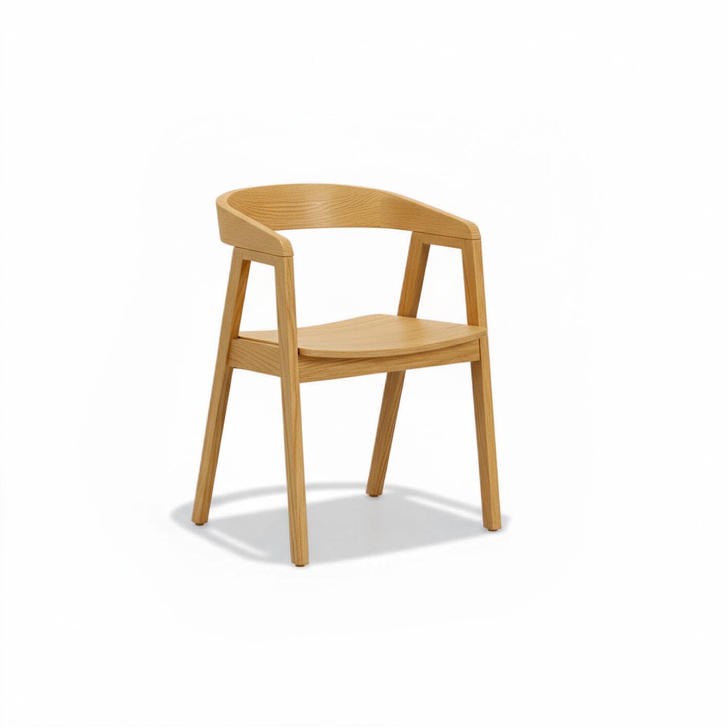 Ella Pale Oak Dining Armchairs - Set of 2 - Image 7