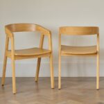 Ella Pale Oak Dining Armchairs - Set of 2 - Image 3