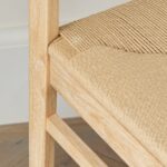 Willow Whitewash Oak Oval Dining Table Set - 6 Seater - Faye Dining Chairs - Whitewash Oak Legs - Image 9