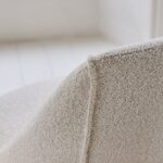 Freya Oat Boucle Dining Chairs - Set of 2 - Pale Oak Legs - Image 6