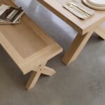 Charlotte Whitewash Extending Dining Table Set - 8 Seater - Freya Sand Dining Chairs & Charlotte Bench - Image 8