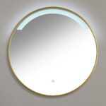 Kimbridge Gold Bathroom Mirror - with LED Lights - Image 3