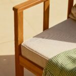 Harrelson Wooden Garden Sofa Set with Cream LED Premium Cantilever Parasol - Natural - Image 5