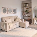 Hugo Corner Sofa Bed with Storage - Taupe   - Image 8