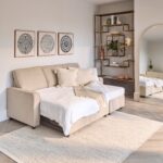Hugo Corner Sofa Bed with Storage - Taupe   - Image 12