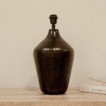 Hale Black Bronze Lamp with Coningsby Taupe Shade - 35cm - Image 7