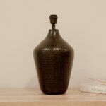 Hale Black Bronze Lamp with Coningsby White Shade - 35cm - Image 6