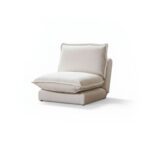 Outlet - Harlow Single Sofa Bed - Chalk White Boucle - Image 9