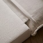 Outlet - Harlow Single Sofa Bed - Chalk White Boucle - Image 5