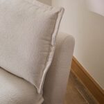 Outlet - Harlow Single Sofa Bed - Chalk White Boucle - Image 3