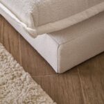 Outlet - Harlow Single Sofa Bed - Chalk White Boucle - Image 6