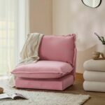 Outlet - Harlow Single Sofa Bed - Cherry Blossom Pink
