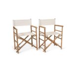 Outlet - Lila Bamboo Directors Chair - Set of 2