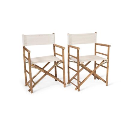 Outlet - Lila Bamboo Directors Chair - Set of 2