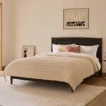 Ida King Size Wooden Bed - Black Oak