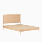 Ida Double Wooden Bed - Whitewash Oak - Image 11