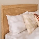 Ida Double Wooden Bed - Whitewash Oak - Image 2