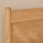 Ida King Size Wooden Bed - Whitewash Oak - Image 5