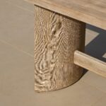 Imani 6 Seater Wooden Garden Dining Set with Imani Dining Chairs - 190cm - Image 9