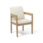 Imani 6 Seater Wooden Garden Dining Set with Imani Dining Chairs - 190cm - Image 14