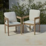 Imani 8 Seater Wooden Garden Dining Set with Imani Dining Chairs - 230cm - Image 4