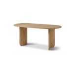 Imogen Chalked Mango Wood Rectangular Dining Table - 190cm - Image 6