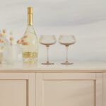 Ines 4 Door Large Sideboard -  Taupe & Gold - Image 8