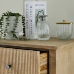Jade 5 Drawer Tallboy - Chalked Mango Wood - Image 3