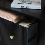 Jade 3 Drawer Chest of Drawers - Jet Black - Image 5