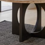 Jade Mango Wood Round Dining Table - Image 8