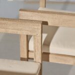 Outlet - Imani Wooden Garden Chairs - Set of 2 - Brushed Light Acacia - Image 6