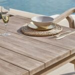 Kuro 6 Seater Wooden Garden Dining Set with 2 Shiro Cushioned Chairs & 2 Benches - Image 8