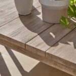 Kuro 6 Seater Wooden Garden Dining Set with 2 Shiro Cushioned Chairs & 2 Benches - Image 11
