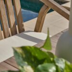 Kuro 6 Seater Wooden Garden Dining Set with 2 Shiro Cushioned Chairs & 2 Benches - Image 14